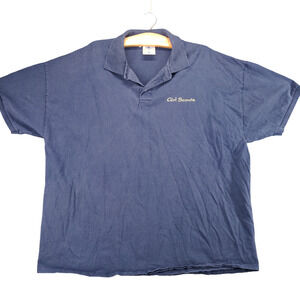 Girl Scouts Of The USA Polo Shirt Uniform Womens Plus Size 3X Short Sleeve Blue
